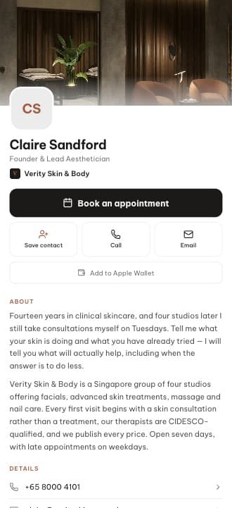 The digital card on a phone, with its AI assistant